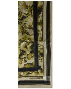 Alberta Ferretti Silk Scarves - Green
