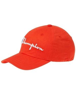 Champion Rotes Kappe Mit Logo