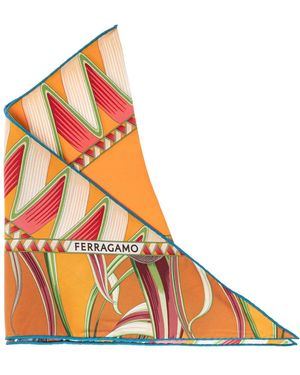 Ferragamo Silky Scarves - Naranja