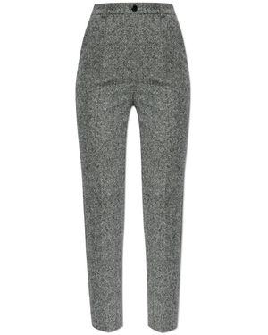 Dolce & Gabbana Wol Met Een Vouw - Grijs