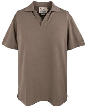 MC2 Saint Barth Polo Shirts - Brown