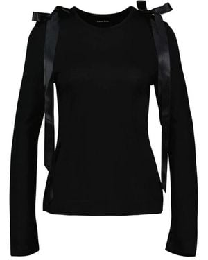 Simone Rocha Long Sleeve Tops - Black