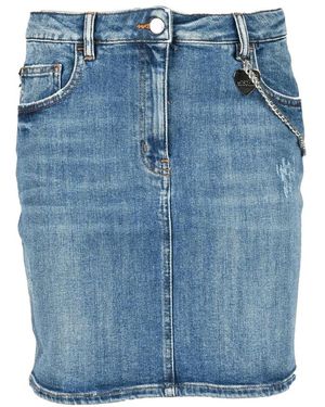 Love Moschino Denim Skirts - Blue