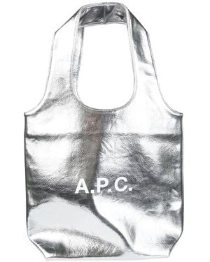 A.P.C. Tote Bags - Bianco