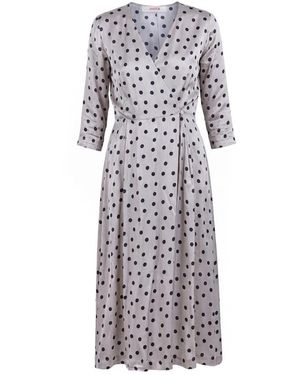 Jucca Wrap Dresses - Purple