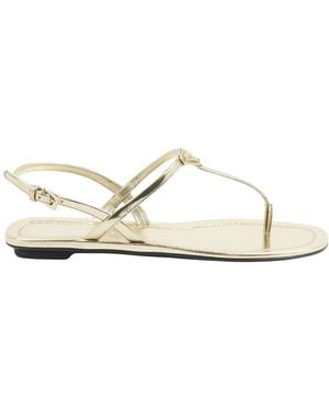 Prada Flache Sandalen - Weiß