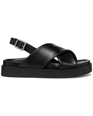 Geox Flat Sandals - Negro