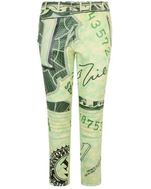 Moschino Slim-Fit Trousers - Green