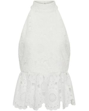 Karen By Simonsen Mouwloze Tops - Wit