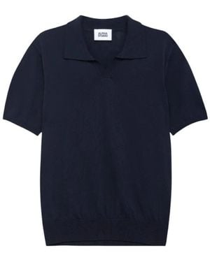 Alpha Studio Polo Shirts - Bleu