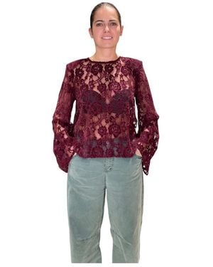 Please T-Shirt Poliestere - Rood