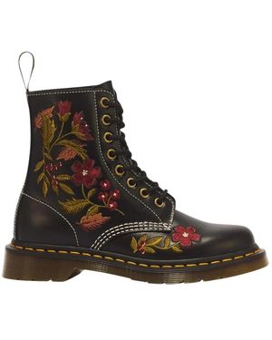 Dr. Martens 1460 Pascal Floral 8-Eye Wanama Boot - Bruin