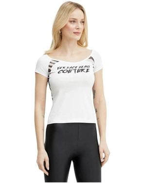 Versace Jeans Couture T-Shirts - Blanc