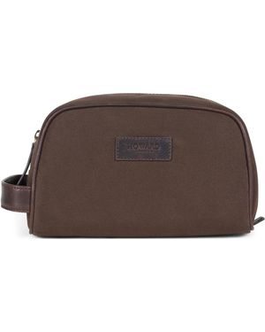 Howard London Waschtasche Canvas - Braun