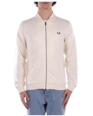 Fred Perry Zip-Throughs - Naturel