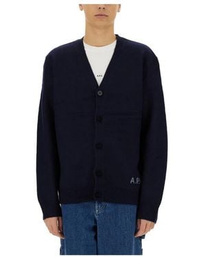 A.P.C. Cardigans - Blu