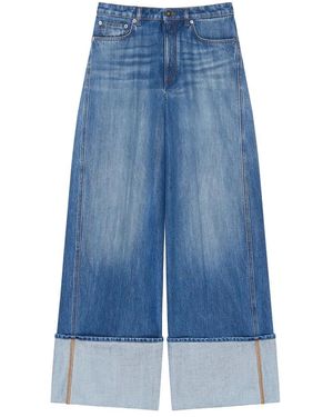 Givenchy Turn Up Denim Broek - Blauw