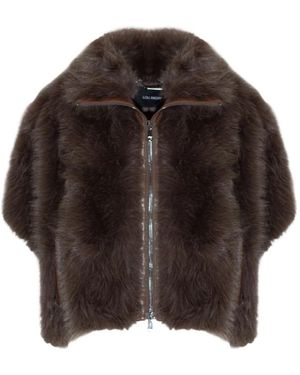 Lou Andrea Faux Fur & Shearling Jackets - Marrón