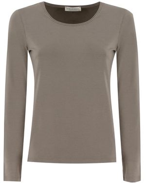 Le Tricot Perugia Long Sleeve Tops - Grigio
