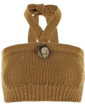 Alanui Sleeveless Tops - Marrone