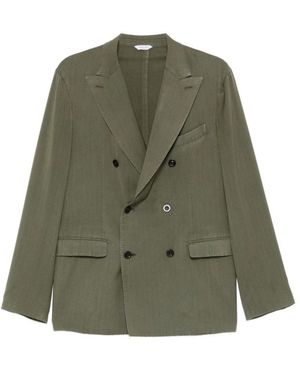 Boglioli Double-Breasted Jas - Groen