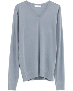 The Row Truien & Vesten ,Blauw ,Wol Naius Wool Sweater