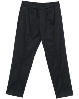 Paolo Pecora Straight Trousers - Black