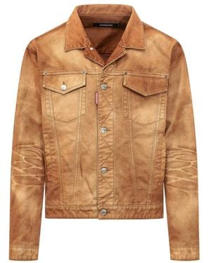 DSquared² Denim Jackets - Marrone