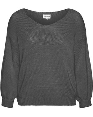 American Dreams Milana Ls Light Cotton Pullover - Grau