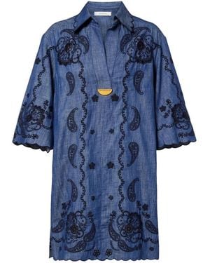 Zimmermann Kleedjes ,Blauw ,Short Kleedjes