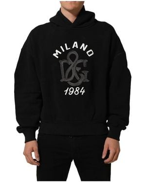 Dolce & Gabbana Hoodies - Black