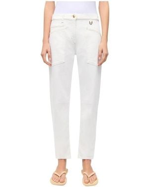 Cambio Slim-Fit Jeans - Blanc