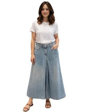 Please Cropped Jeans - Blue
