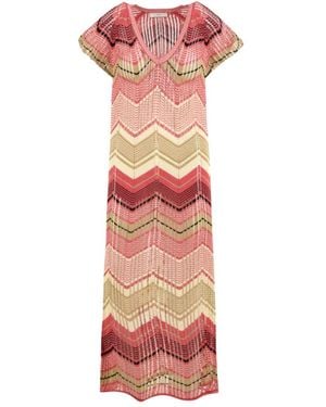 Akep Maxi Dresses - Pink