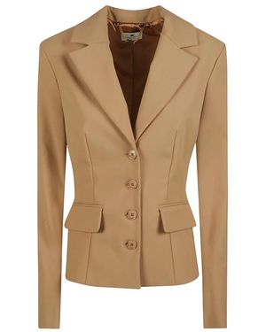Elisabetta Franchi Blazers - Natural