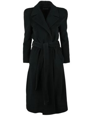 Balenciaga Belted Coats - Zwart