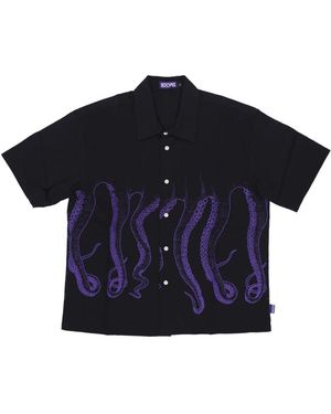 Octopus Short Sleeve Shirts - Blue