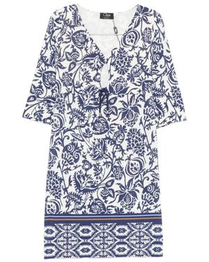 Clips Short Dresses - Blue