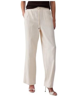 Liu Jo Wide Trousers - Natural