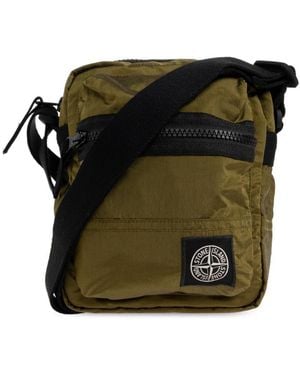 Stone Island Cross Body Messenger - Green