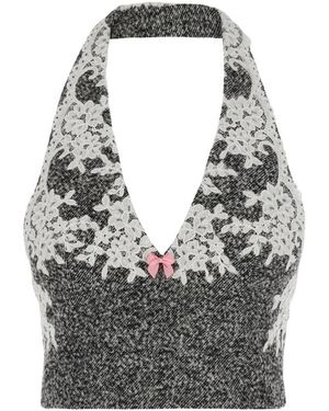 Markgong Sleeveless Tops - Gris