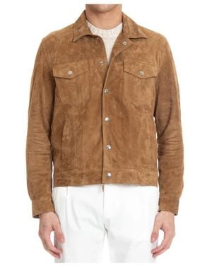 Eleventy Light Jackets - Brown