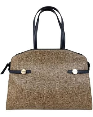 Borbonese Tote Bags - Neutro