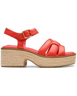 Clarks High Heel Sandals - Rojo