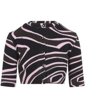 PUCCI Cropped Cardigan - Zwart