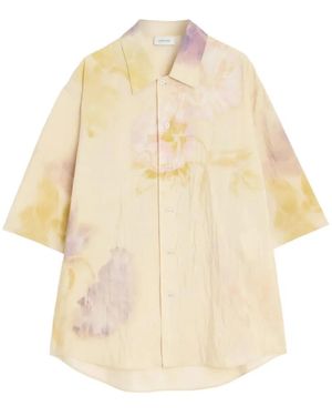 Lemaire Short Sleeve Shirts - Naturel