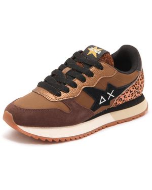 Sun 68 Trainers - Brown