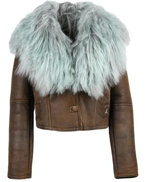 Patrizia Pepe Faux Fur & Shearling Jackets - Vert