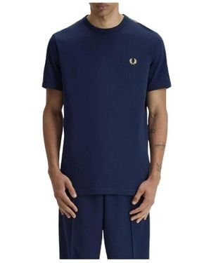 Fred Perry T-Shirts - Blue