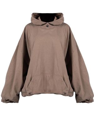 Yeezy Oversized Hoodie Mit Fronttasche - Braun